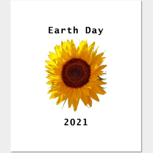 Sunflower for Earth Day 2021 Posters and Art